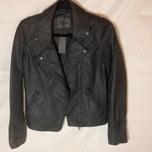🔥 Blank NYC Faux Leather Moto Jacket – XS 🔥